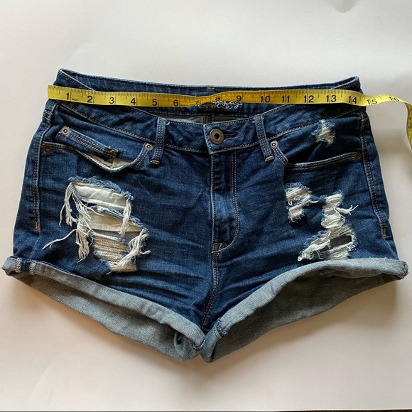 American Rag Cie Destroyed Denim Shorts - Picture 7 of 7